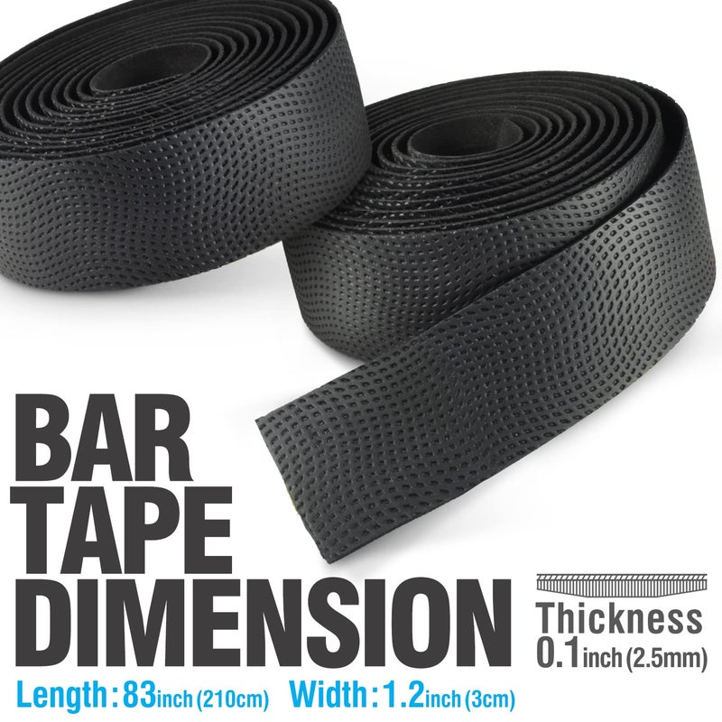 MARQUE Pro Bike Handlebar Tape â€“ Road Cycling Bicycle Padded Handle Bar Wrap with Non-Slip Grip for Drop Bars â€“ 2PCS per Set - Image 5